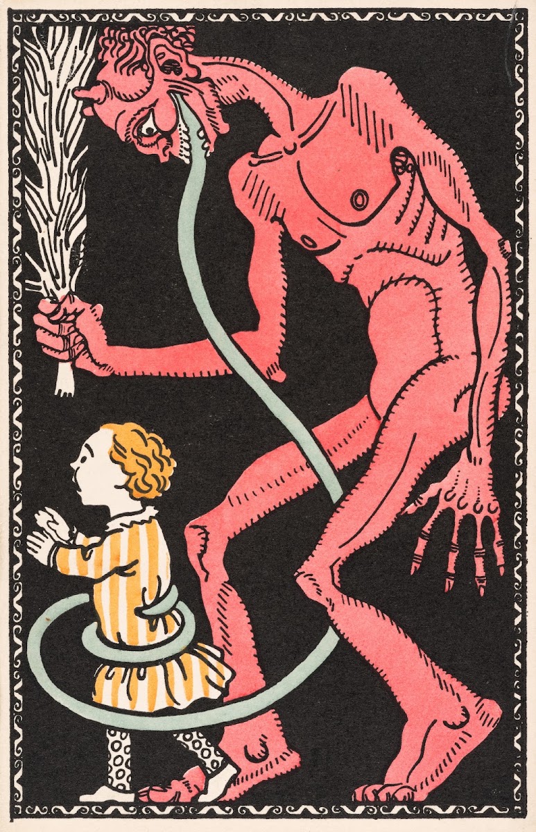 Nr 542 Krampuskarte 1911
