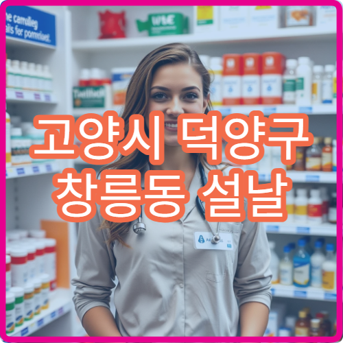 고양시 덕양구 창릉동 설날 명절 연휴 당번 약국 위치 정리