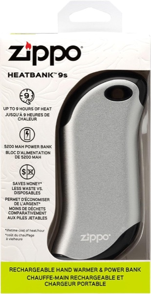 Zippo HeatBank Calentador de Manos Recargable Oficial