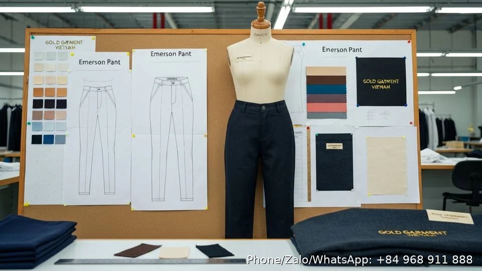 Emerson Pant - Gold Garment Vietnam