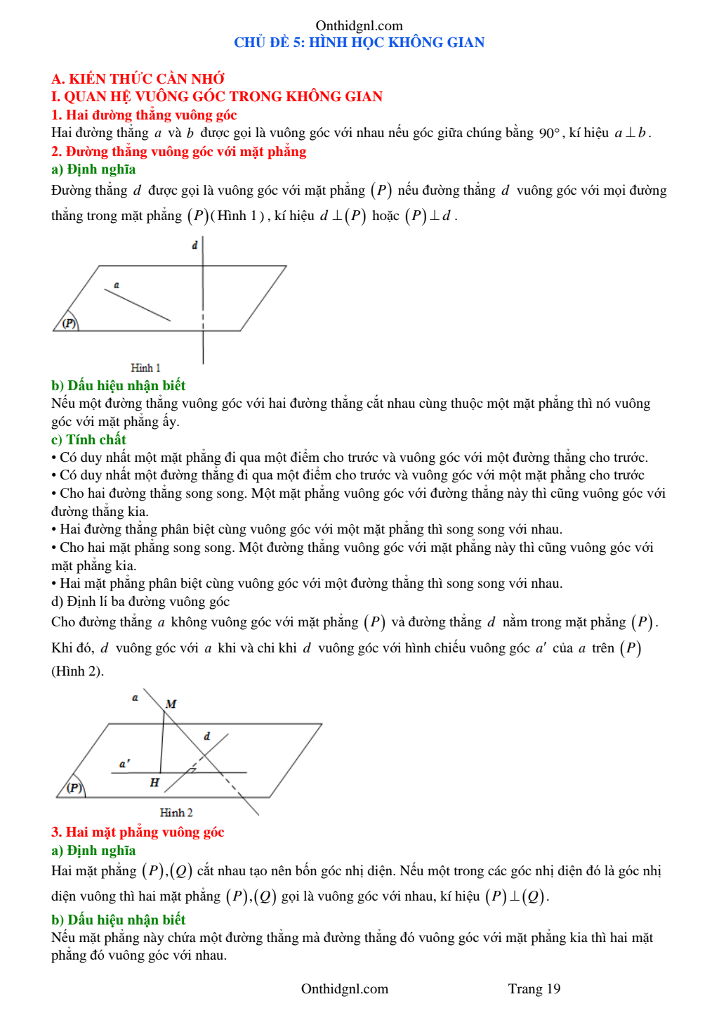 Chuyên Đề Hình Học Không Gian Ôn Thi Tốt Nghiệp THPT 2025 Giải Chi Tiết pdf