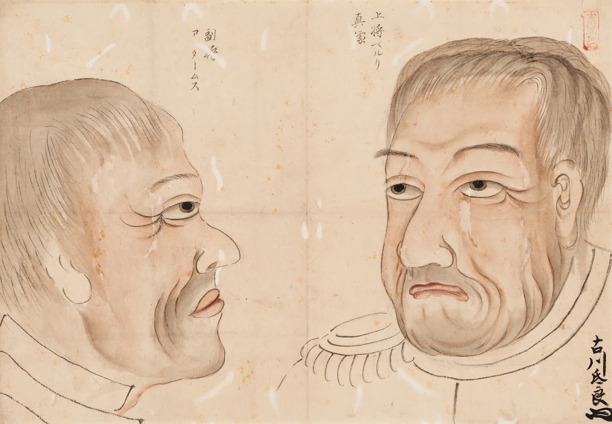 Matthew Calbraith Perry with Henry A Adams c 1853 54