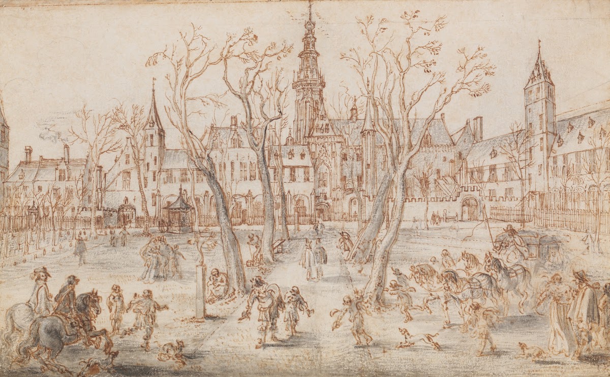 Abdijplein of Middelburg 17th century