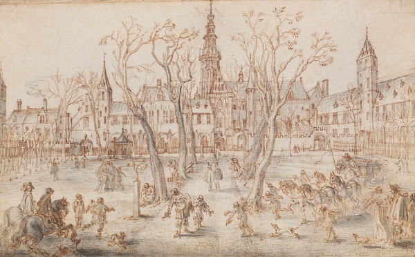 Abdijplein of Middelburg 17th century