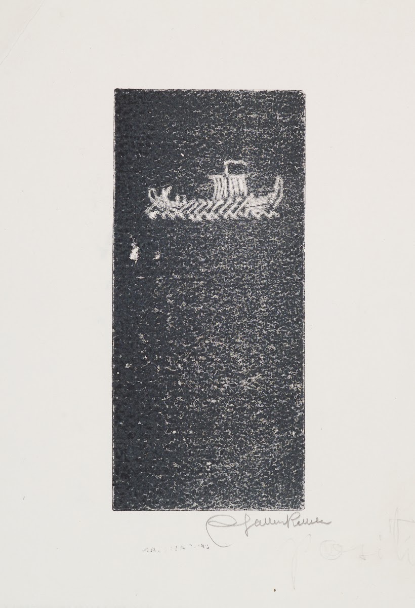 Koru Kalevala The Illustrated Kalevala Poem L vignette with Väinämöinens departu