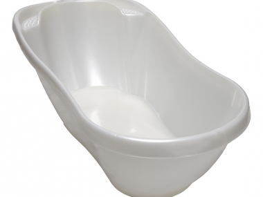 Children's bathtub Tega Classic 92 cm with drain pearl white