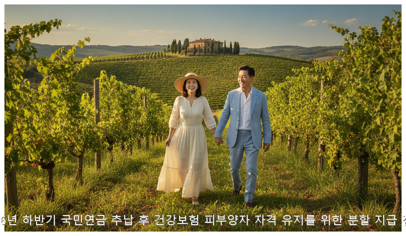 2026년 하반기 국민연금 추납 후 건강보험 피부양자 자격 유지를 위한 분할 지급 전략 핵심 안내 및 분석 인포그래픽 (4)