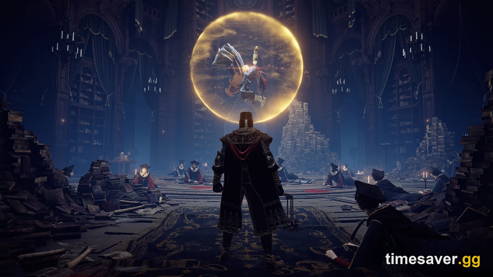 The Grand Library of Raya Lucaria, Rennala's boss arena at the top of the Academy