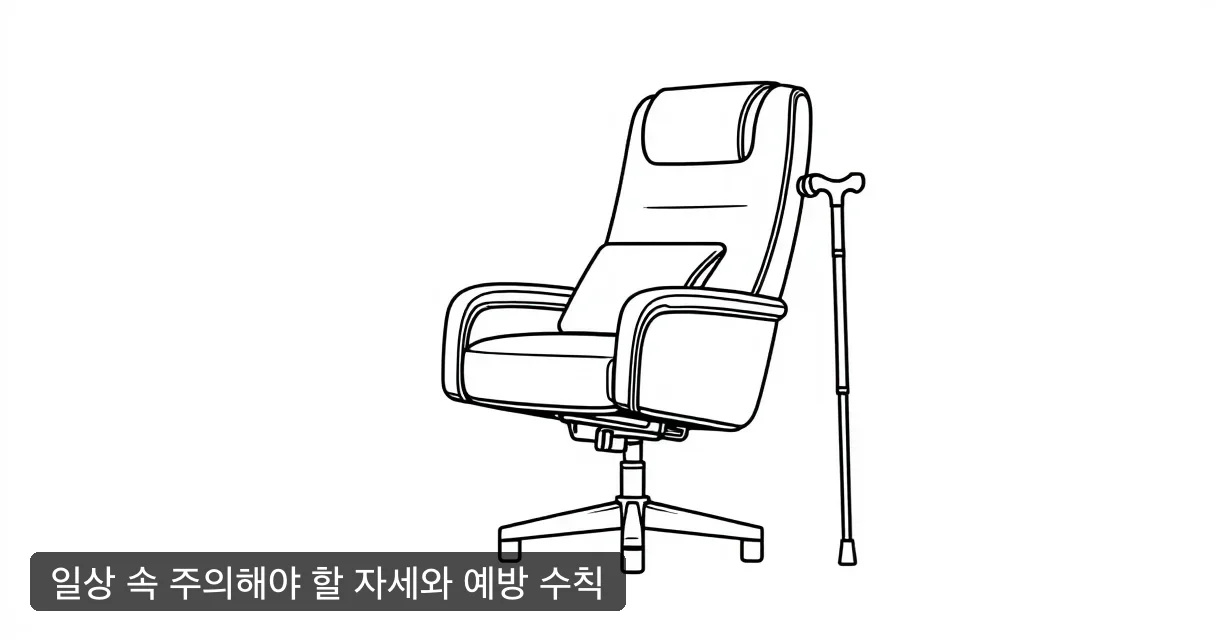일상 속 주의해야 할 자세와 예방 수칙