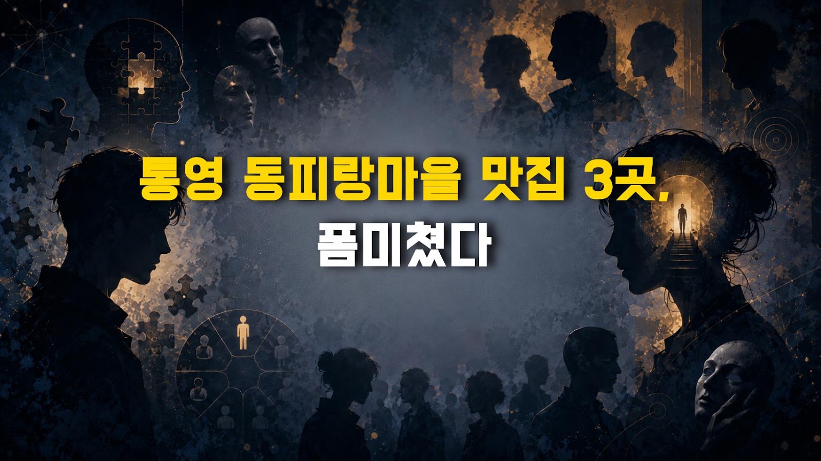 통영 동피랑마을 맛집 3곳, 폼미쳤다