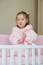 Children's bathrobe Twins Belle size 86–92 (100% cotton terry cloth) pink