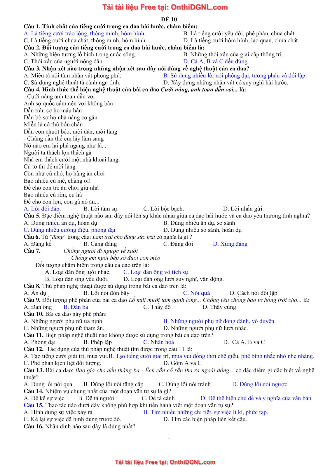 39 Đề ôn HSA - ĐỊnh tính