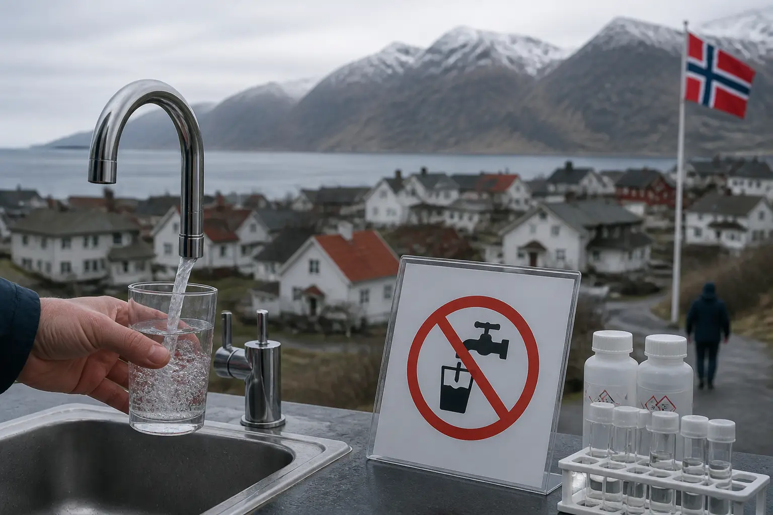 Editorial image for Norwegian town warns residents against drinking tap water due to heavy metal contamination