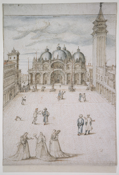 Der Markusplatz in Venedig ca 1578 1593