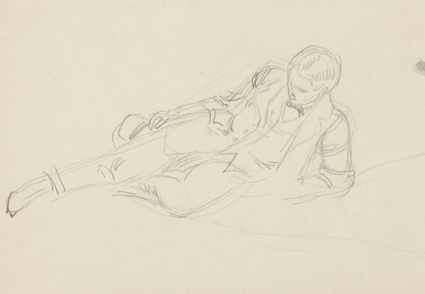 Man lying down 1895 1928