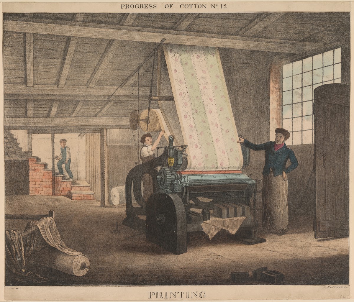 Progress of Cotton 12Printing 1840