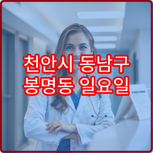 천안시 동남구 봉명동 일요일 치과 진료 병원 사랑니 통증 대응