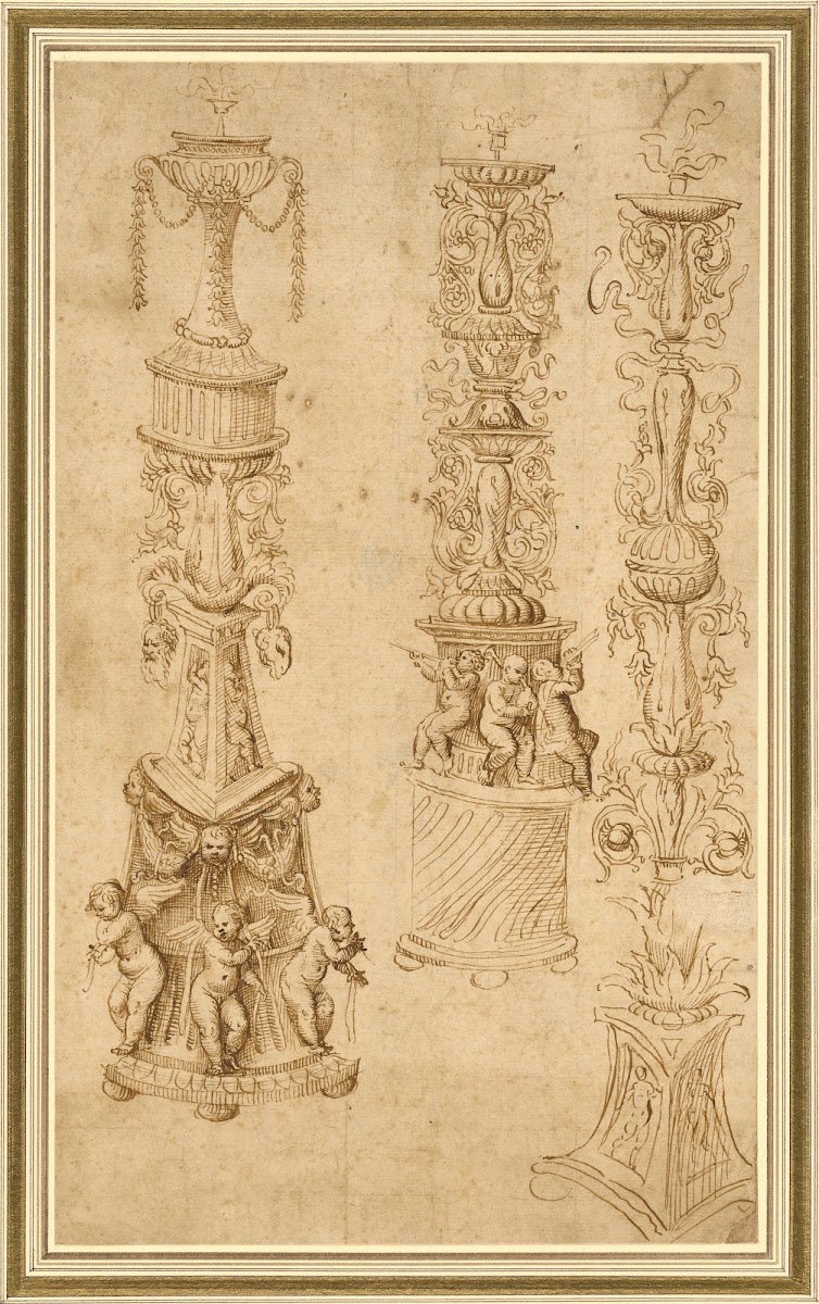 Studies of Three Candlesticks 15301550