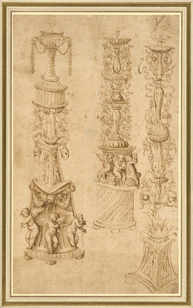 Studies of Three Candlesticks 15301550