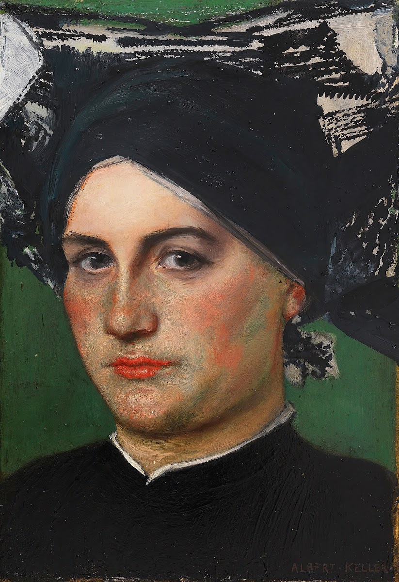 Altdeutsche Frau 1884