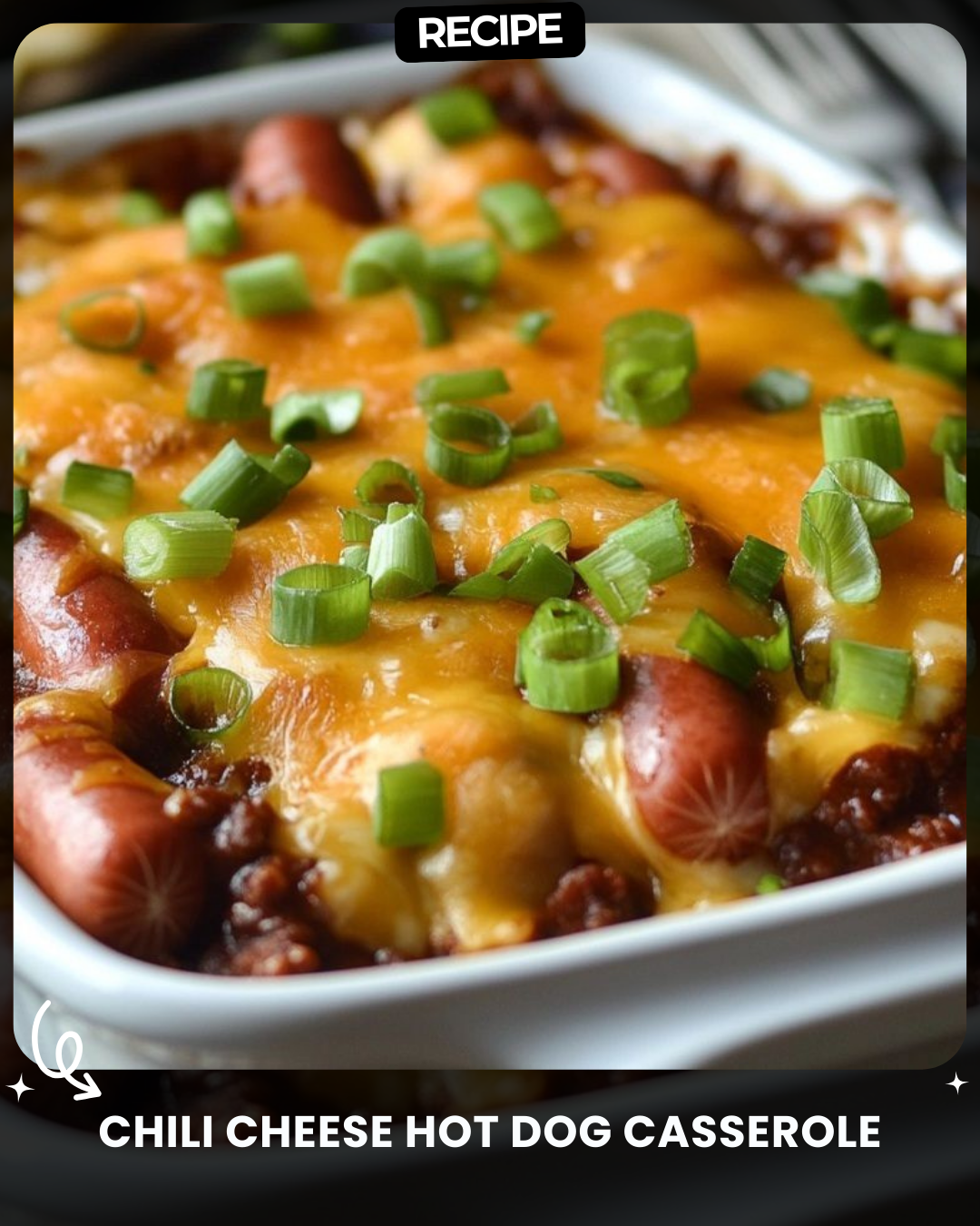 Chili Cheese Hot Dog Casserole