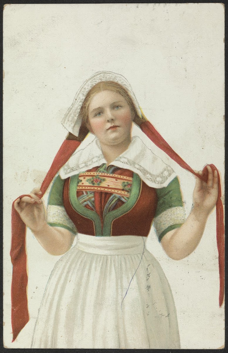 Woman in folk costume