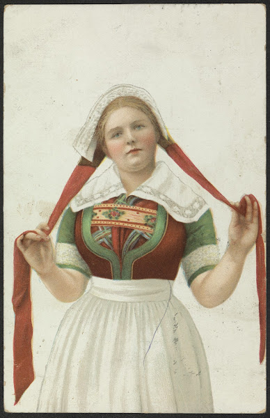 Woman in folk costume
