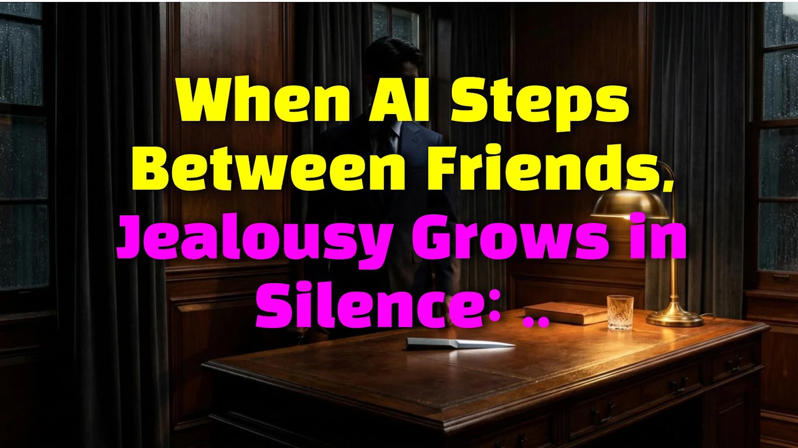 When AI Steps Between Friends, Jealousy Grows in Silence: The Quiet Pattern You Might Not Notice