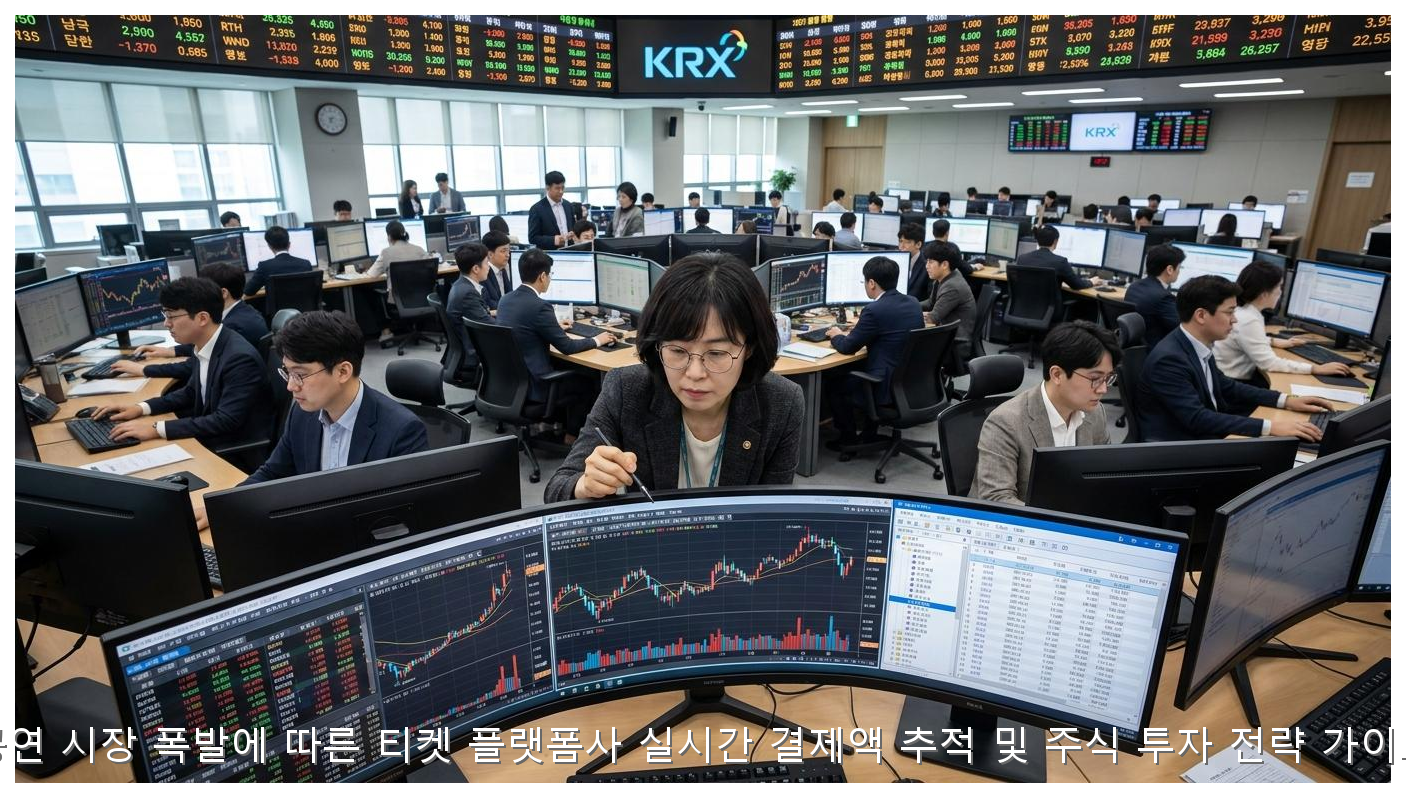 공연 시장 폭발에 따른 티켓 플랫폼사 실시간 결제액 추적 및 주식 투자 전략 가이드 핵심 안내 및 분석 인포그래픽 (8)