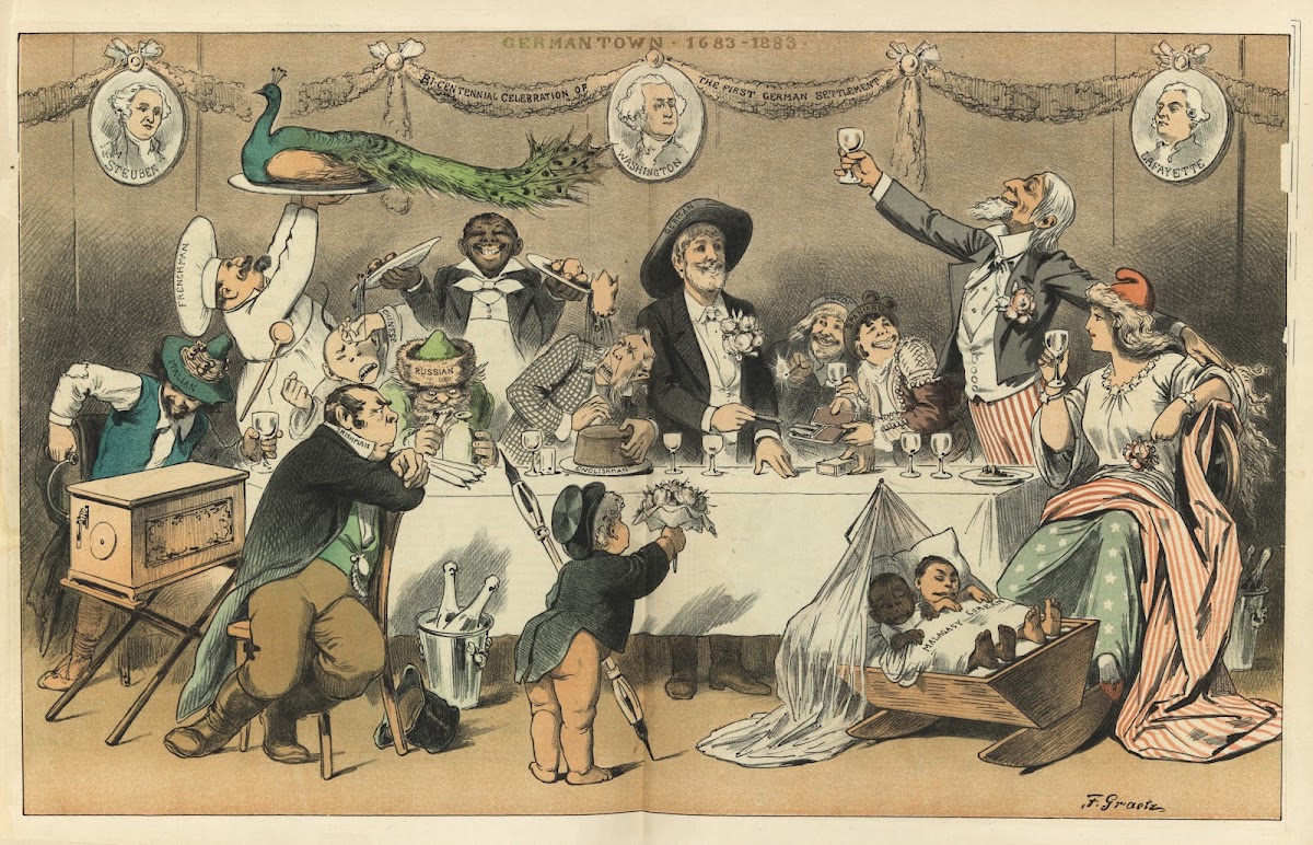 A family party  the 200th birthday of the healthiest of Uncle Sams adopted child