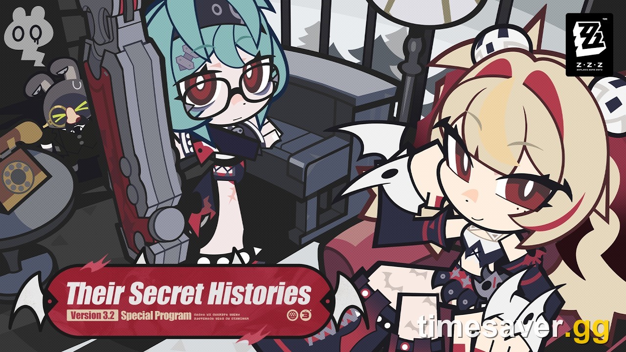 Claret and Roxy in official Zenless Zone Zero Version 3.2 Special Program artwork