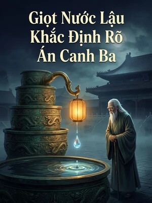 Bìa truyện Giọt Nước Lậu Khắc Định Rõ Án Canh Ba