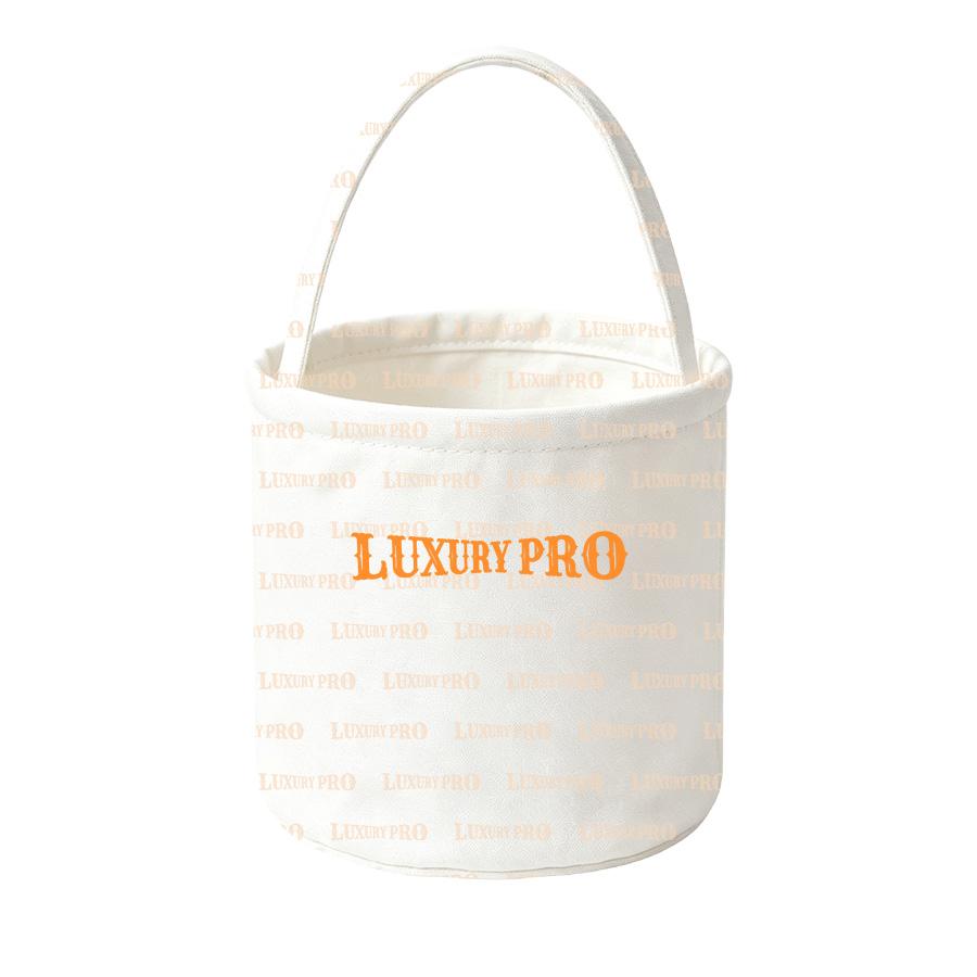 Halloween Color Block Handheld Basket‑Multicolor