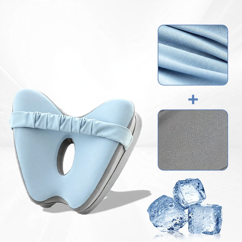 Butterfly-shaped Memory Foam Pillow, 27×25×13 cm