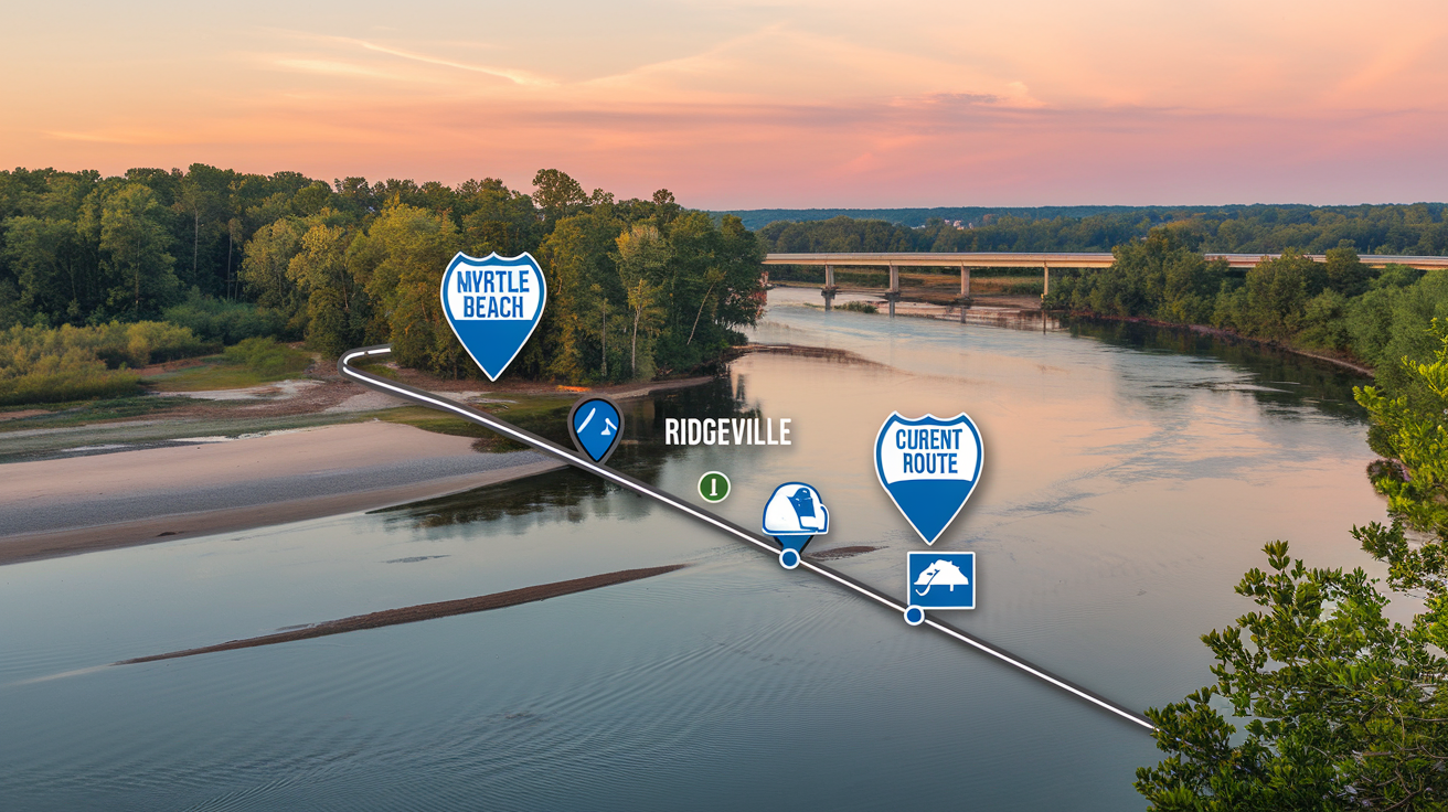 How Far Is Ridgeville from Myrtle Beach? Distance & Travel Tips