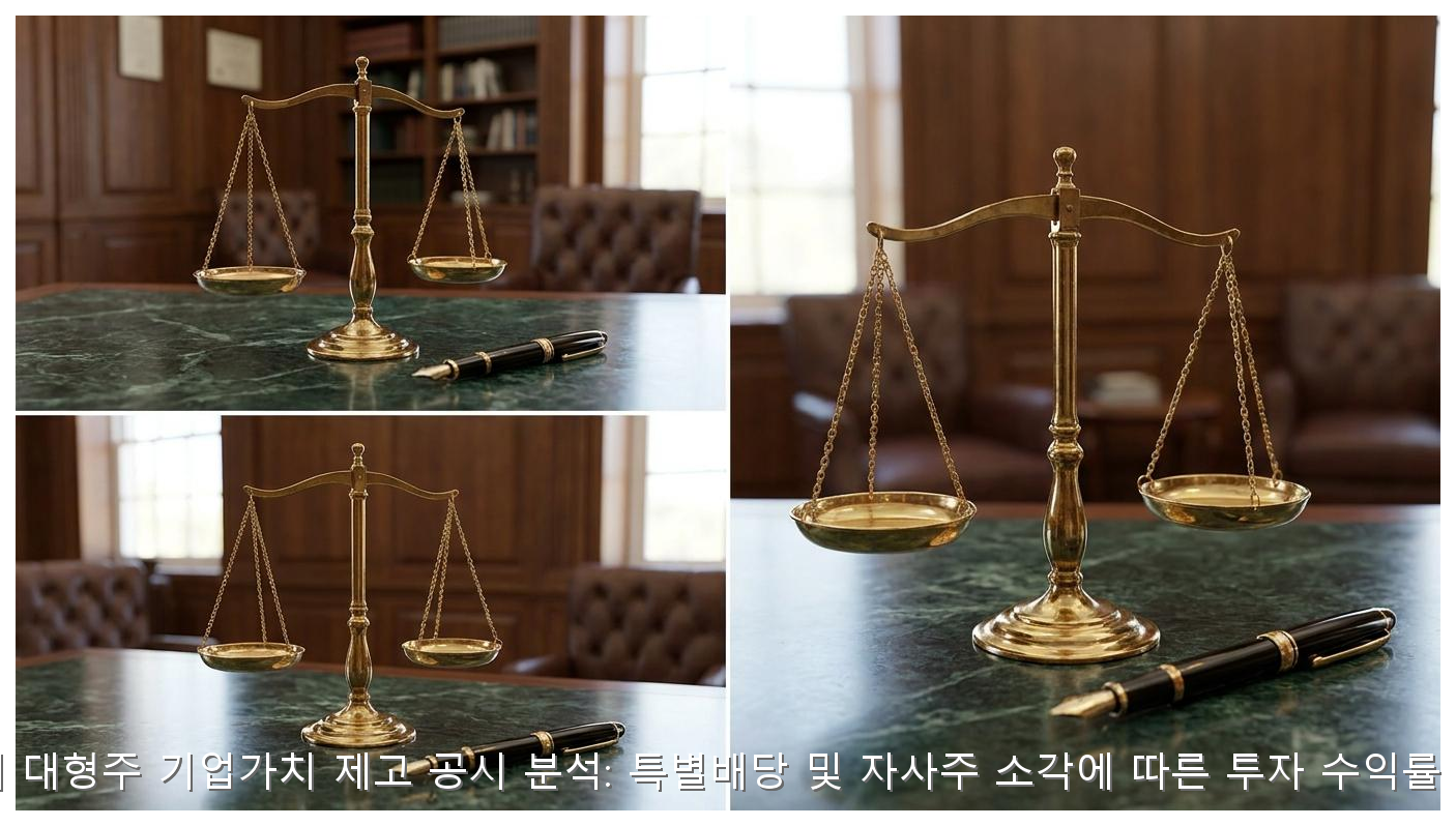 2026 반도체 대형주 기업가치 제고 공시 분석: 특별배당 및 자사주 소각에 따른 투자 수익률 극대화 전략 핵심 안내 및 분석 인포그래픽 (6)