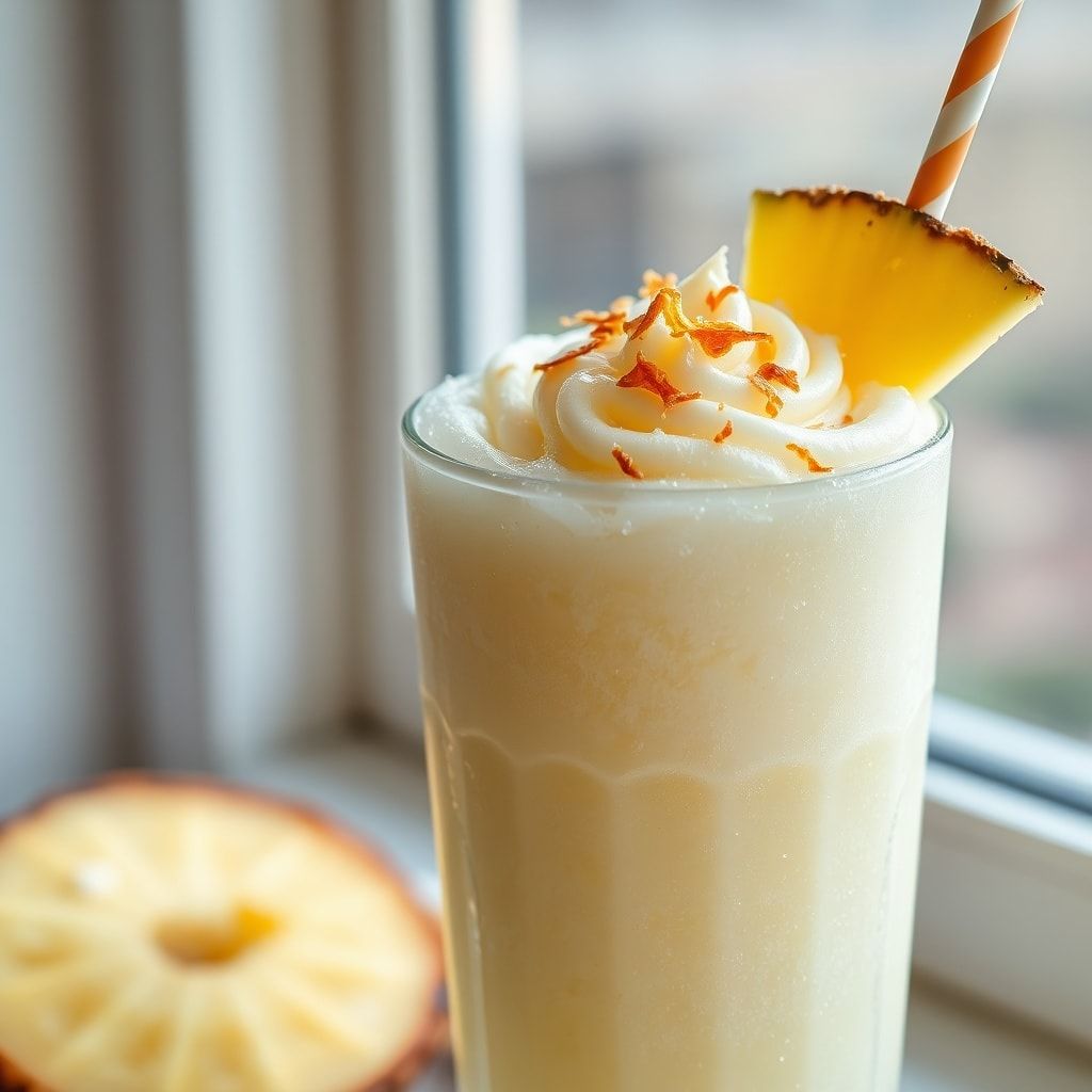 Refreshing Coconut Pineapple Cooler Recipe for Summer (Easy 5-Minute Blender Drink)
