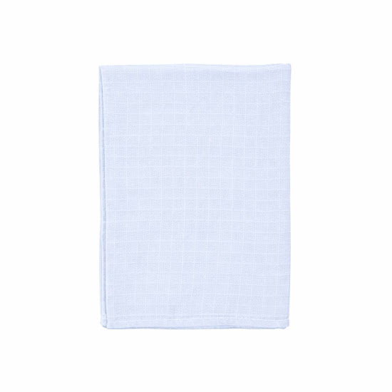 Пеленка Twins муслиновая 110х75 моно голубой