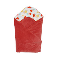 Envelope - plaid Twins Velvet Print 80x80 coral