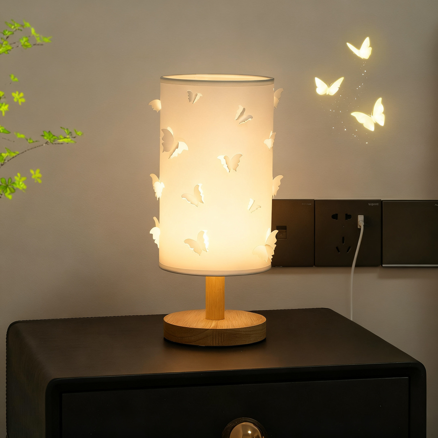 LED Butterfly Lamp with Dimming Function, Model 016