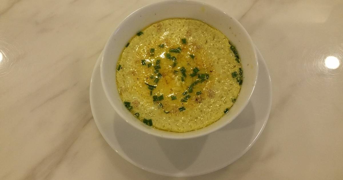 Trứng hấp kiểu Panda Tèo