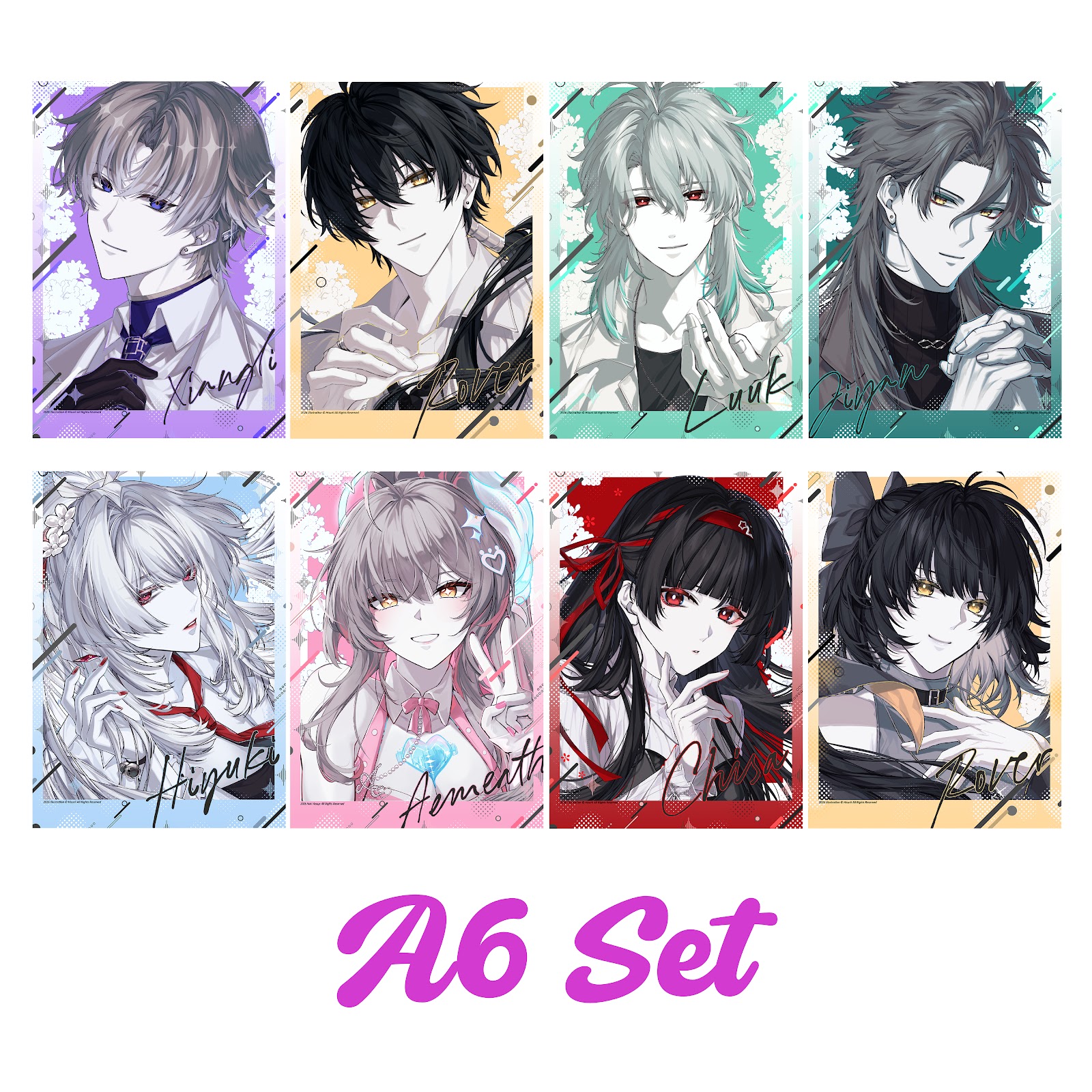 Wuthering Waves A6 Set ( Male & Female ) by Karbiter ( Hisurii & Yuki Azuya )