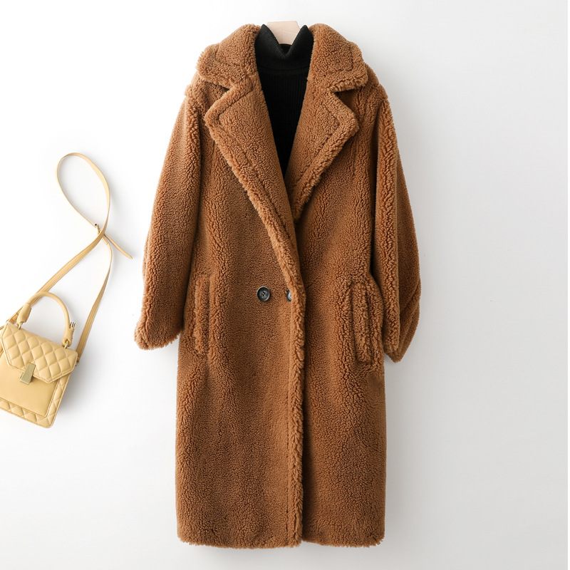 Women's Teddy Coat made of Lamb Wool