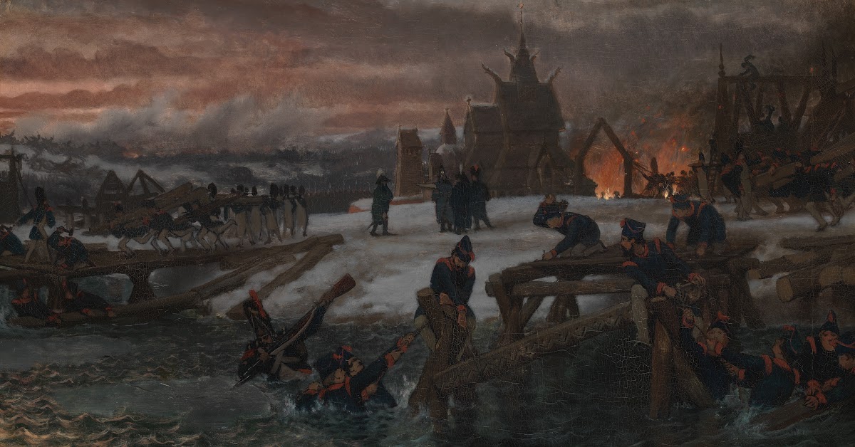 Captain Benthien on the Beresina Anno 1812 1851 1897