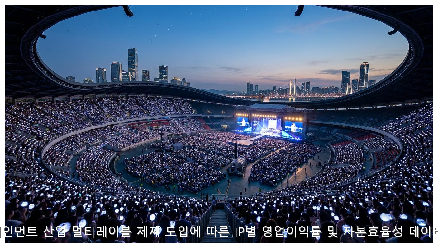 엔터테인먼트 산업 멀티레이블 체제 도입에 따른 IP별 영업이익률 및 자본효율성 데이터 분석 핵심 안내 및 분석 인포그래픽 (7)