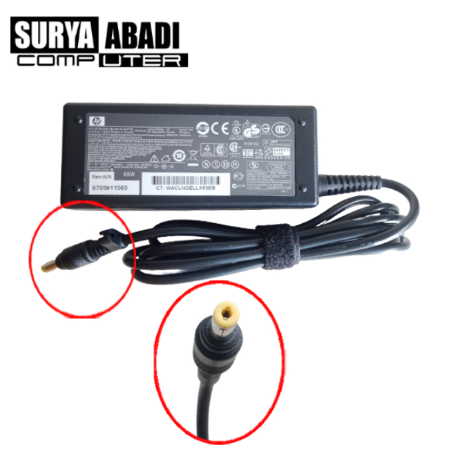 CHARGER NOTEBOOK HP ORI