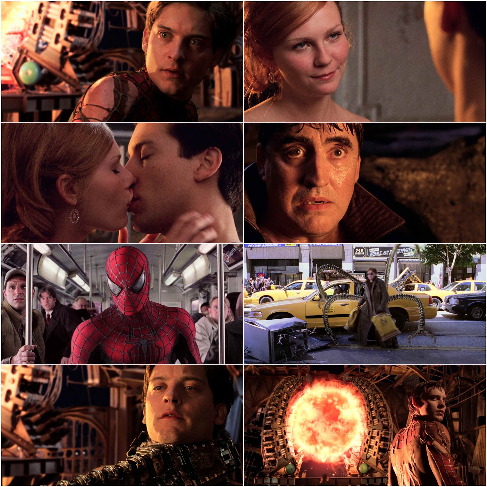 Spider Man 2 (2004) (Hindi + English) Dual Audio Hollywood Movie BluRay HD ESub screenshot 1