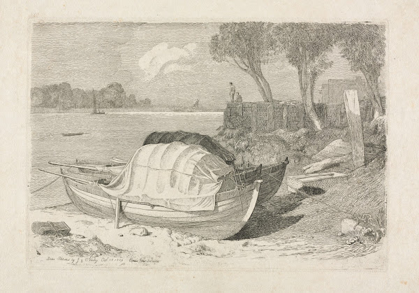 Two Beached Fishing Boats 1809