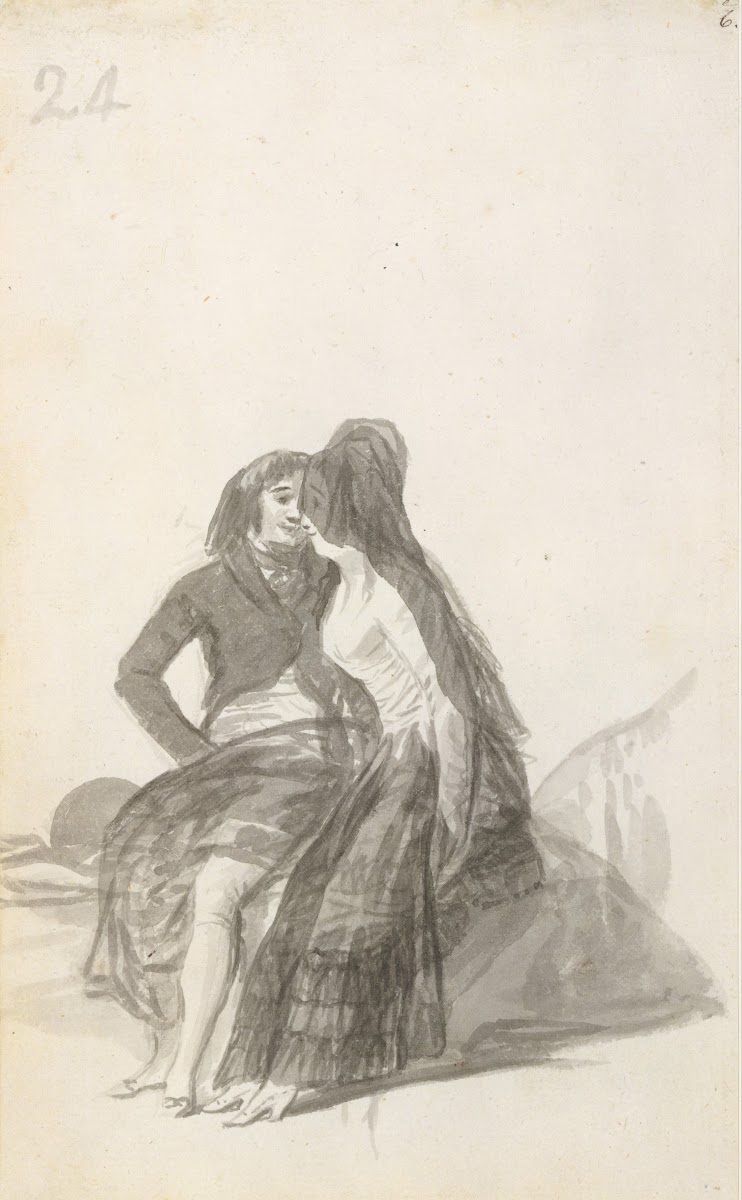 Lovers Sitting on a Rock 179697