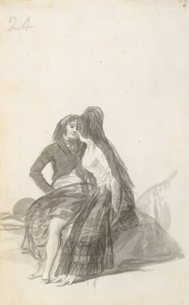 Lovers Sitting on a Rock 179697